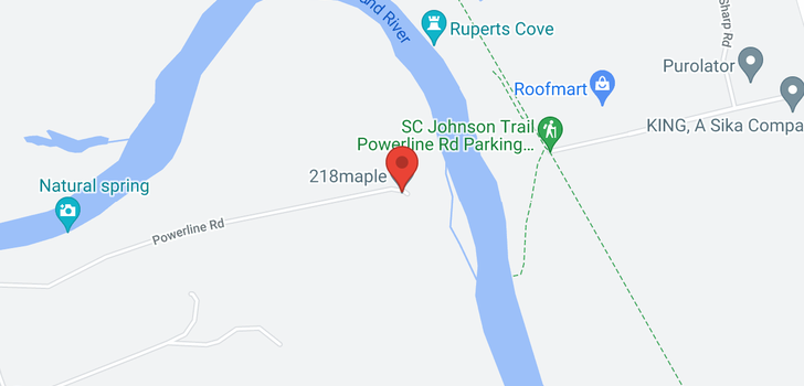 map of 826 POWERLINE RD